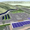 大分道山田SA（下り線）完成イメージ