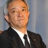 辞任を明かす松本龍復興担当相