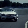 メルセデスベンツCLS63AMGとE63AMGの合計4台によるドリフト走行