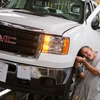 大型ピックアップトラックを生産するGMのミシガン州フリント工場