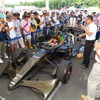 フォーミュラ・ニッポン解体＆エンジン始動デモ