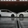 2011 トヨタ安全技術取材会。衝突実験高速写真