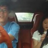 サムスンが新型スマートフォンのPR用に製作したボクスターのタクシー