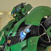 ジャカルタのショッピングモールに展示されているトランスフォーマー