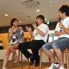 ゲストで来場した松田次生選手と平手晃平選手