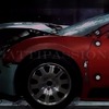 初公開されたヴェイロンの衝突テスト（動画キャプチャー）