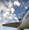 検証飛行で来日した、ANA塗装の、ボーイング社有787ドリームライナー（7月上旬）