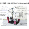 Quince原発仕様の水位計設置バージョン。残念ながら東電の凡ミスで、水位計設置はうまくいかなかった。田所氏のプレゼン資料より