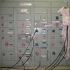 仮設電源ケーブルの接続状況（7月1日撮影）