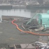 水中ポンプの設置状況（4月22日撮影）