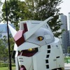 実物大ガンダムのパーツを展示する「お台場ガンダムプロジェクト2011」（C）創通・サンライズ