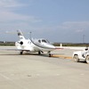 シルバーの機体は2010年12月に初飛行した型式認定初号機（F1）