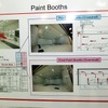 量産機組立工場ペイントブース