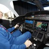 地上総合システムシミュレーター（ASITF）。実機を飛ばすことなくあらゆる飛行状態を再現、実機搭載部品の機能や安全性、信頼性のシュミレーションを行える。