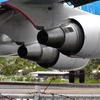 プリンセス・ジュリアナ空港、B747離陸