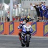 通常カラーのYZR-M。ライダーはロレンソ（第13戦サンマリノGP、優勝）