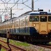 定期列車運用に就いていた今年春ごろの113系8両編成