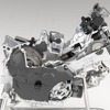 ホンダの2輪向け新開発700ccエンジン (写真：6速ミッションとの組み合わせ）