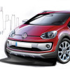 VW cross up!のデザインスケッチ