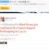 カマロZL1が7分41秒27でニュルブルクリンクを周回したと伝えたGM広報担当者、Jason Laird氏のTwitterページ