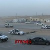サウジアラビアで行われたドリフト族の一斉取り締まり