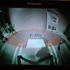 180度撮影可能なカメラの映像をスルー状態にすると、これだけ映像が歪んでしまう