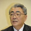 決算と特別事業計画の説明をする西澤俊夫東電社長（4日・東電本店）