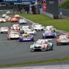 9月の富士戦、先頭を走るのはGT300チャンピオンとなるBMW Z4（谷口信輝＆番場琢）。