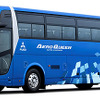 大型観光バス、ふそうエアロクィーン（市販車両。東京モーターショー11）