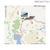 GPS機能で移動の軌跡をGoogleマップ上に表示するイメージ