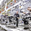 ドイツ国内のメルセデスベンツのエンジン工場