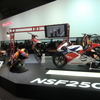 ホンダのブースの2輪関連展示。