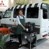 三菱ミニキャブMiEV MiEVカフェ仕様（11月24日、発表会で）