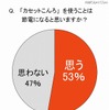 『カセットこんろ』を使うことは節電になると思いますか？