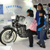 トイレバイクNEOは子供にも大人気だ（17日・エコプロダクツ展）