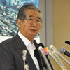 石原慎太郎東京都知事（22日・都庁）