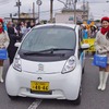 i-MiEVとミス大島EV