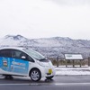 三原山とi-MiEV