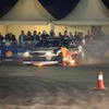 特設会場で行われたスバル インプレッサWRXによるドリフトショー（カタールモーターショー12）