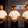 海外レースに参戦する日本人ライダー。左から清成龍一選手、青山博一選手、高橋裕紀選手
