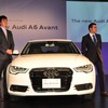 アウディ A6アバント 発表会のようす