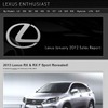 米国のレクサスファンサイト、『LEXUS ENTHUSIAST』が掲載した2013年モデルのレクサスRX