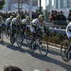 Team UKYOの2012年の新体制発表で行なわれたデモラン