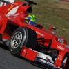 マッサ（フェラーリ。2月23日、バルセロナ）