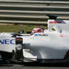 ザウバーC31発表（2月6日、ヘレス・サーキット）。ドライバーは小林可夢偉