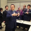 ゴーンCEO（2月27日、日産テクニカルセンター30周年記念式典）