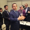 ゴーンCEO（2月27日、日産テクニカルセンター30周年記念式典）