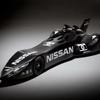 ルマン24時間耐久レースに参戦するニッサン-デルタウイングのマシン