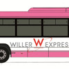 ウィラーが新たに導入するいすゞ『エルガ』ワンステップバス