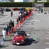 スタートするとすぐにタイム計測が待ち構えていた。トライするフェアレディSR2000
